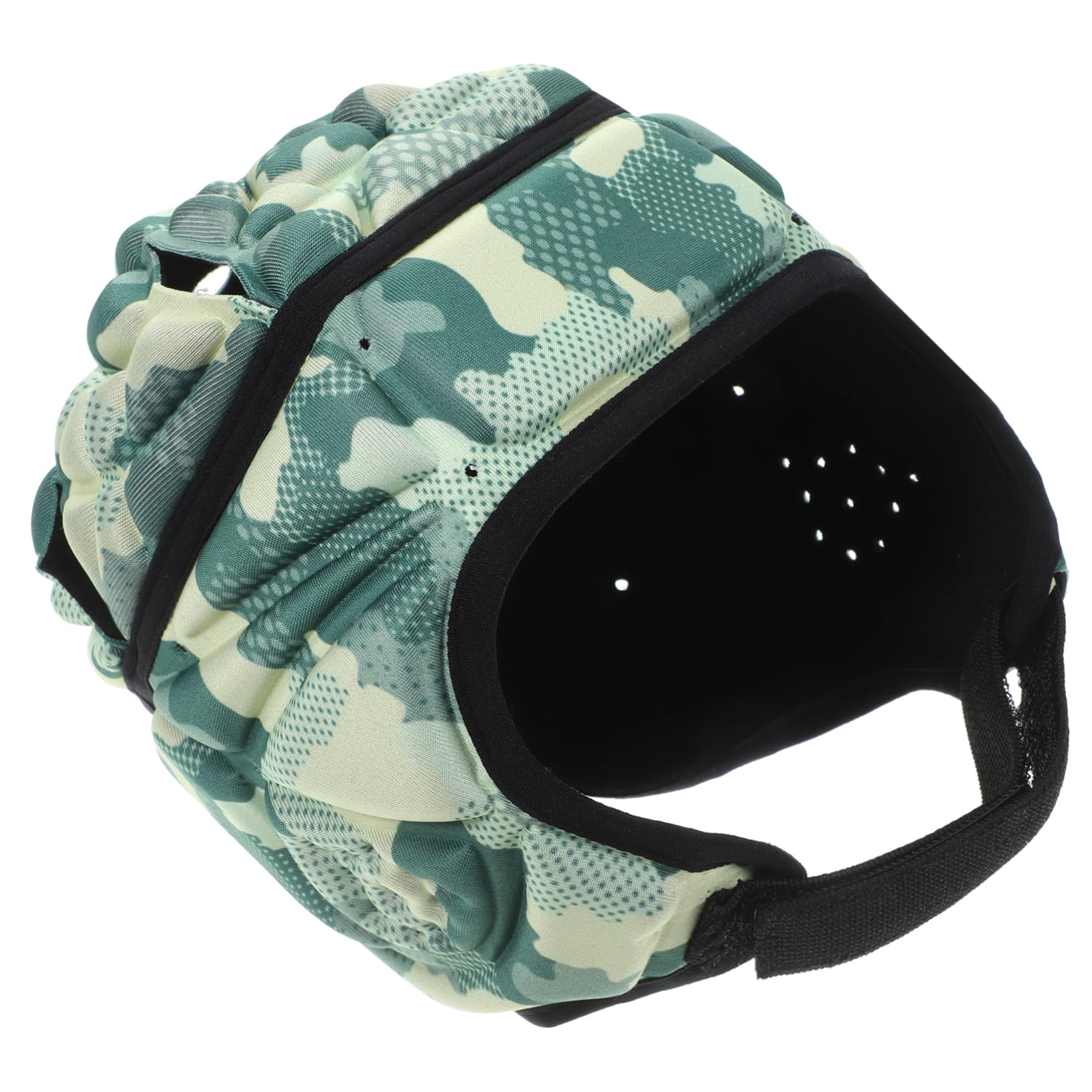 ibasenice Casco Protettivo per Sport All e Copricapo per Rugby Calcio e Attività Design Traspirante con Protezione per Orecchie per Adulti