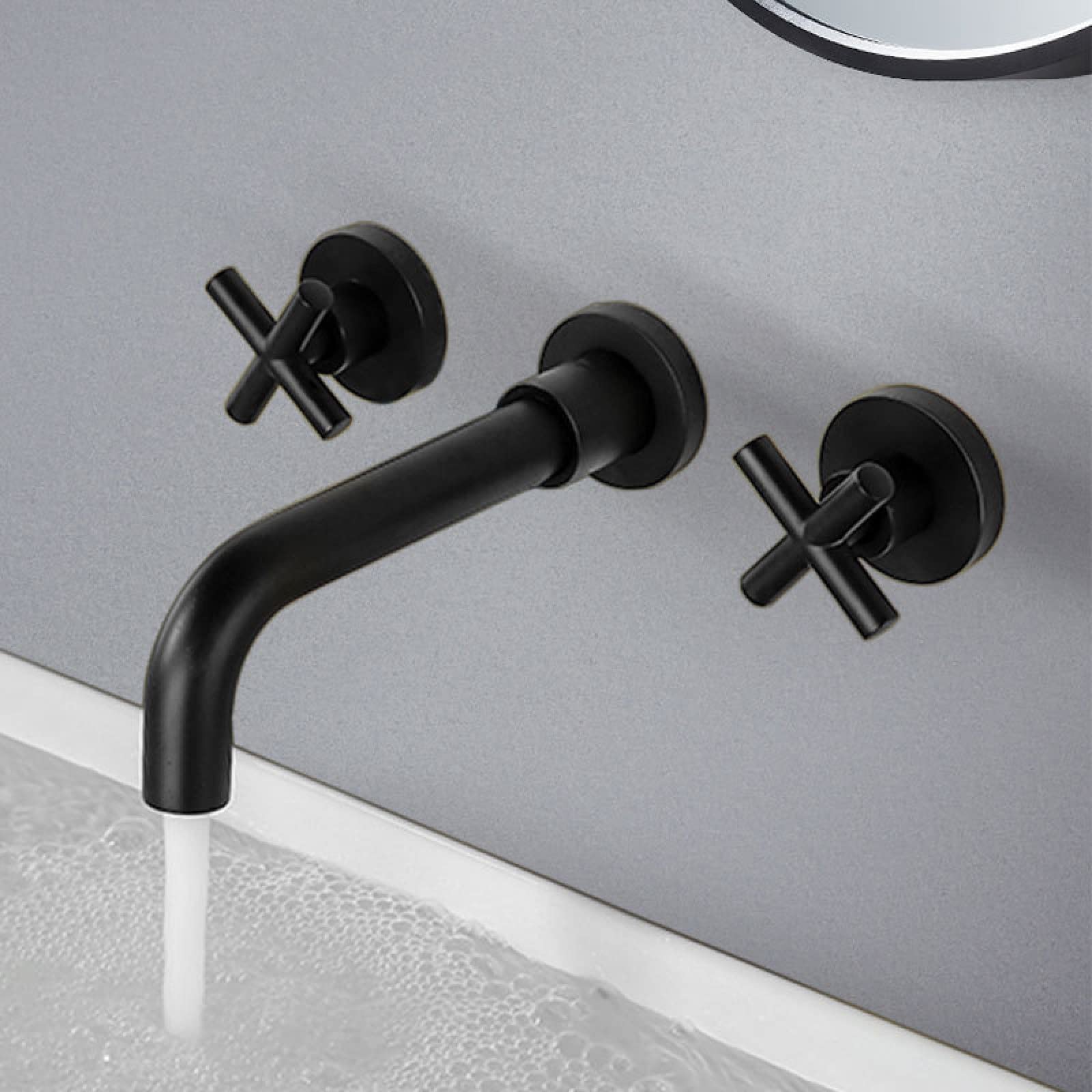 Robinets de lavabo Bec pivotant à 360 degrés en laiton doré pour la maison