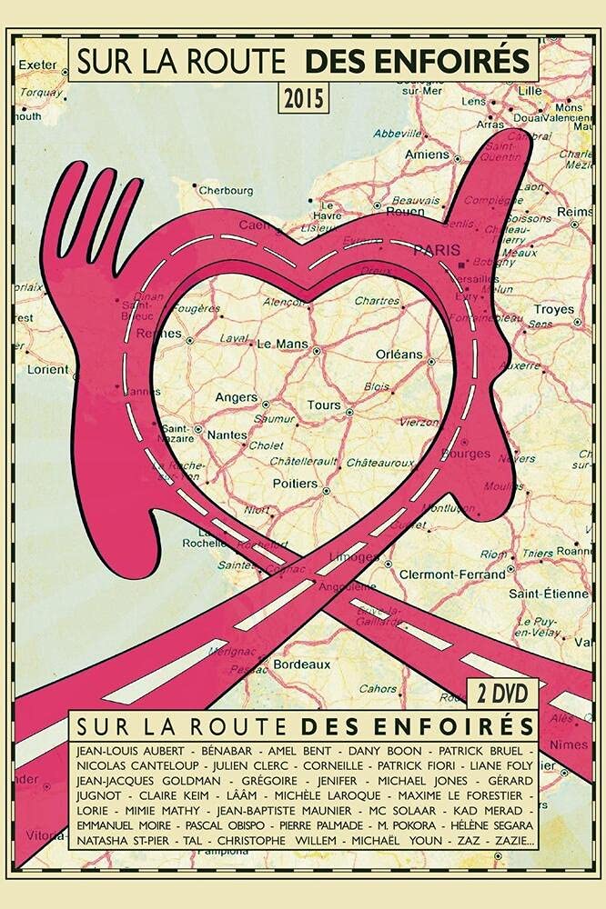 Sur la route des enfoirés 2015 - 2 DVD [DVD]