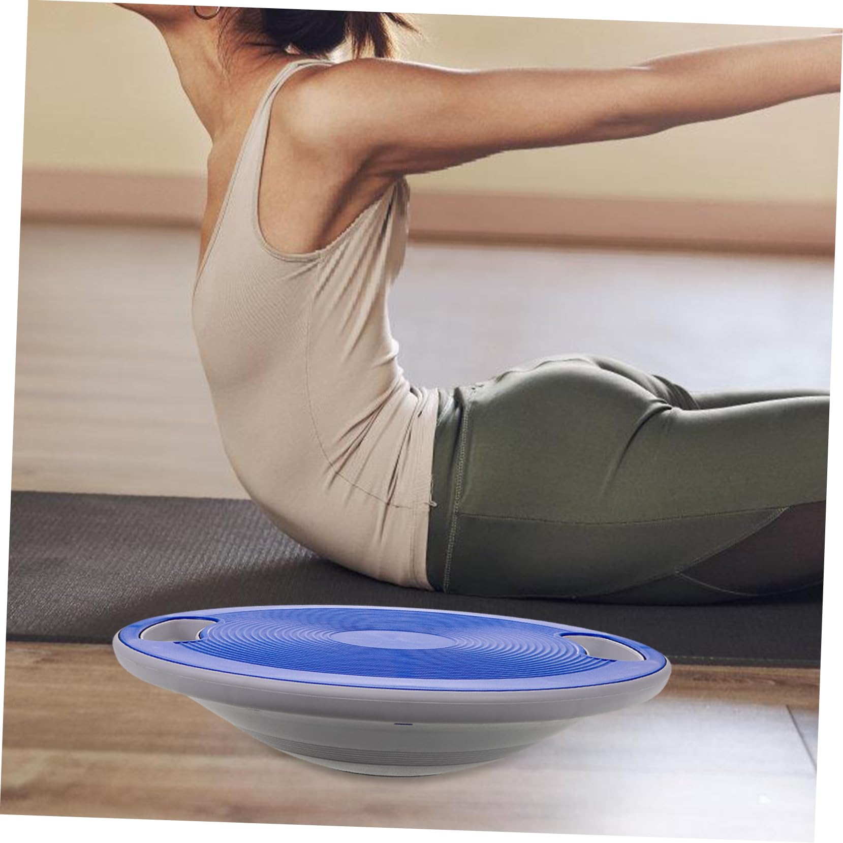 Abaodam Pedana Girevole Fitness per Allenamento Casa, Balance Board per Esercizi Fisica Materiale Abs Resistente e Design Portatile per Migliorare la Stabilità