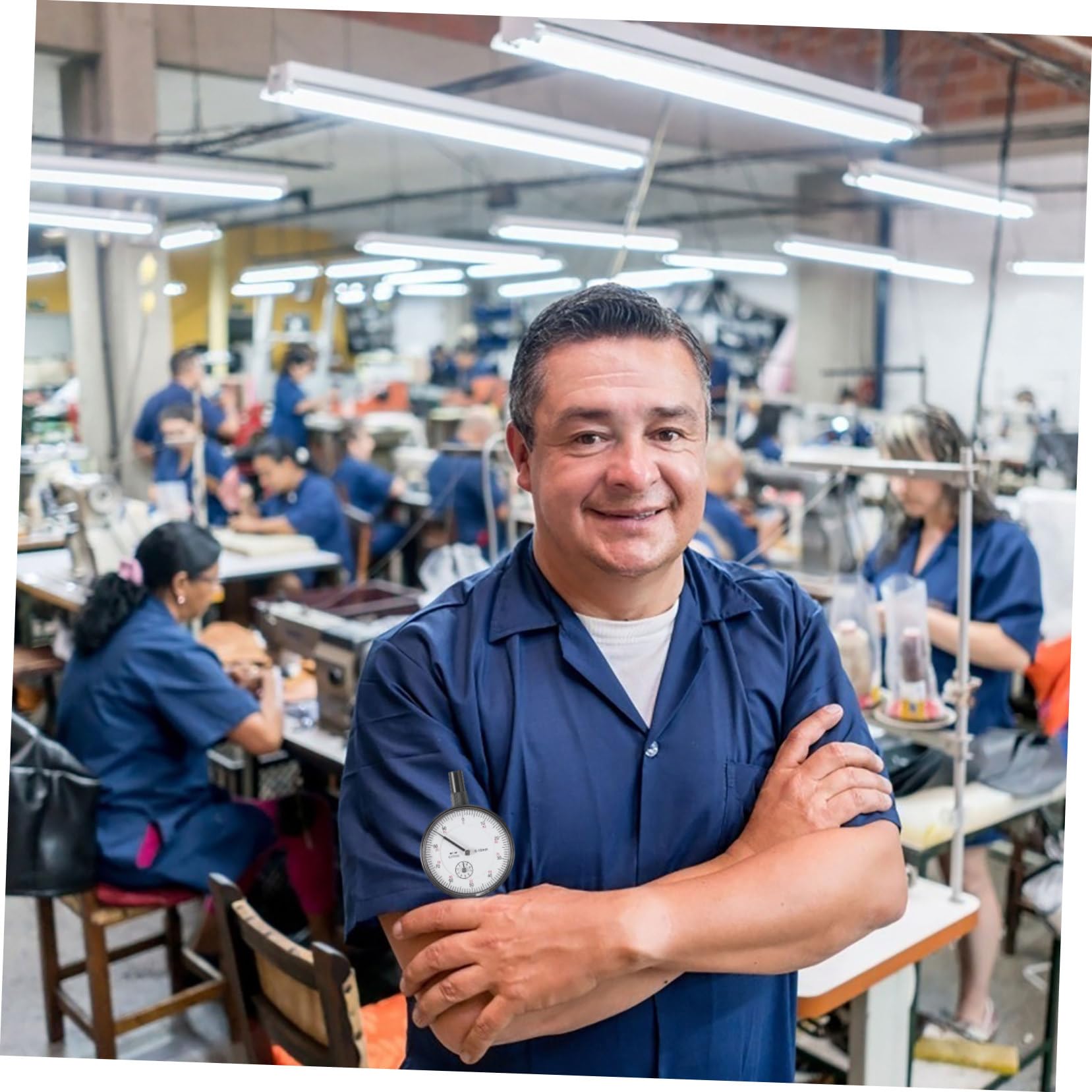 Cabilock Professional Dial Test Indicator 0.01mm Precision Digital Dial Gauge Accuracy Measuring Meter Sturdy Constructi