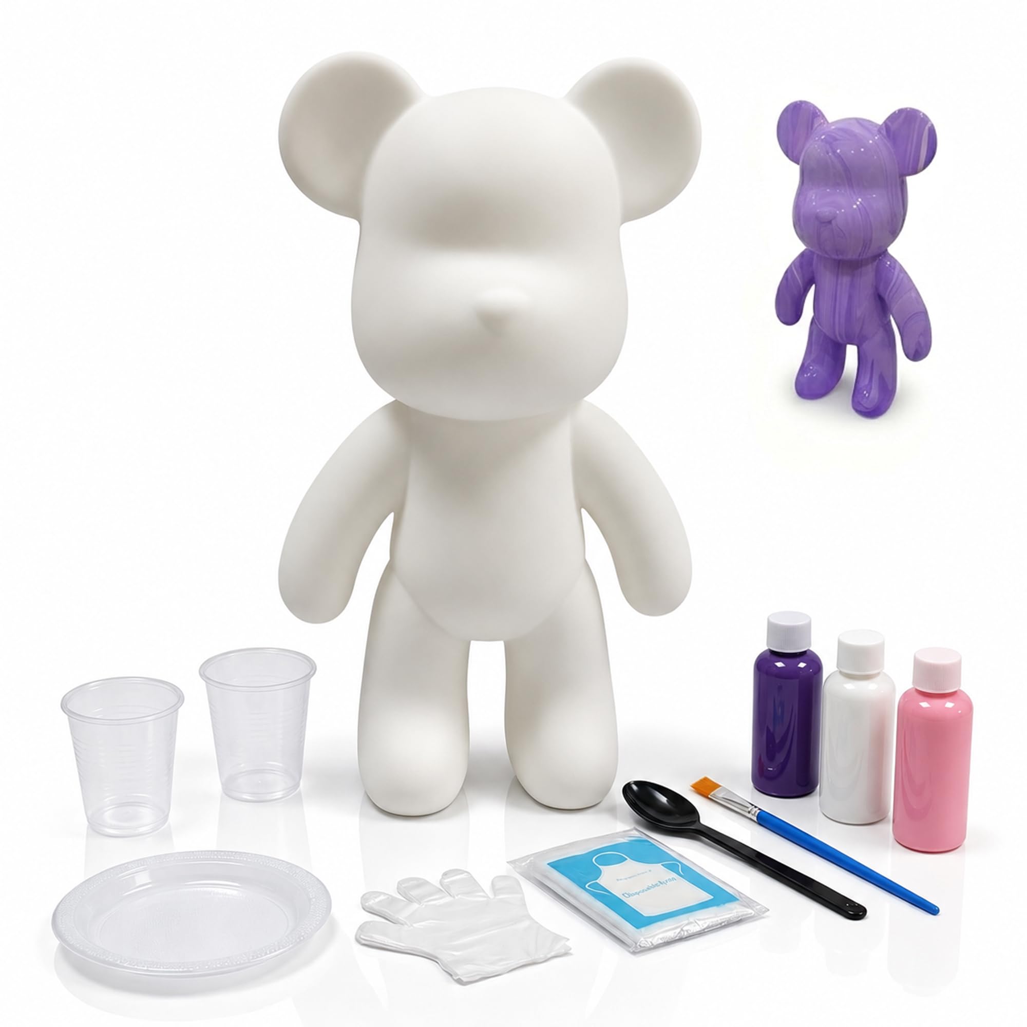 Amazon.co.jp: YONXID DIY 流体ベアペインティングキット
