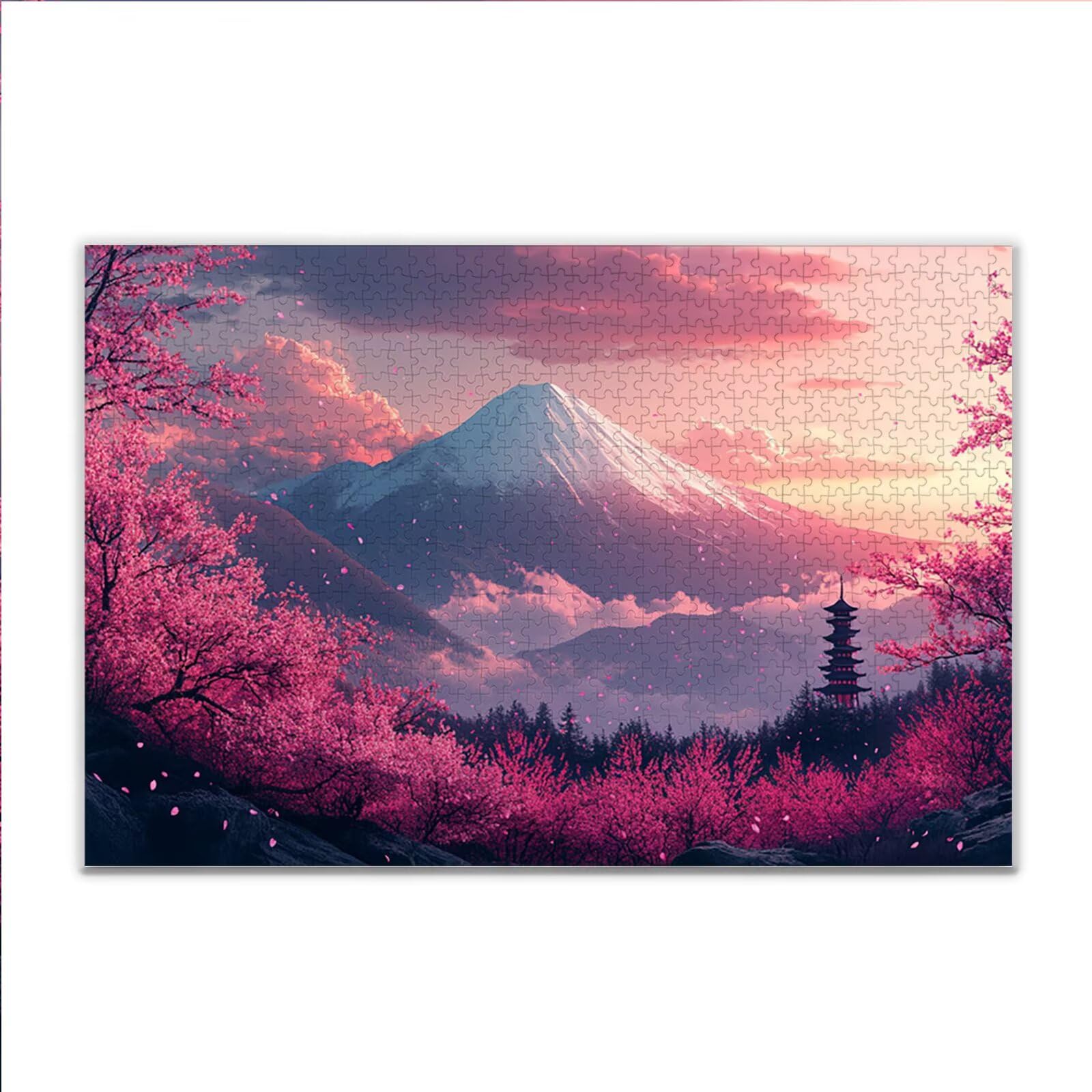 Puzzle 2000 elementów, krajobraz górski, wyrafinowane, klasyczne drewniane puzzle dla dorosłych, puzzle dla całej rodziny, puzzle dla całej rodziny, puzzle od 14 lat, dla chłopców i dziewczynek