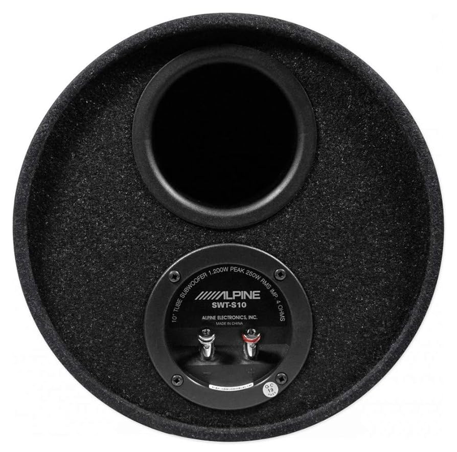 ALPINE S10 サブウーファー Amazon.com: Alpine SWT-S10 1200W Max (250W RMS) Single 10