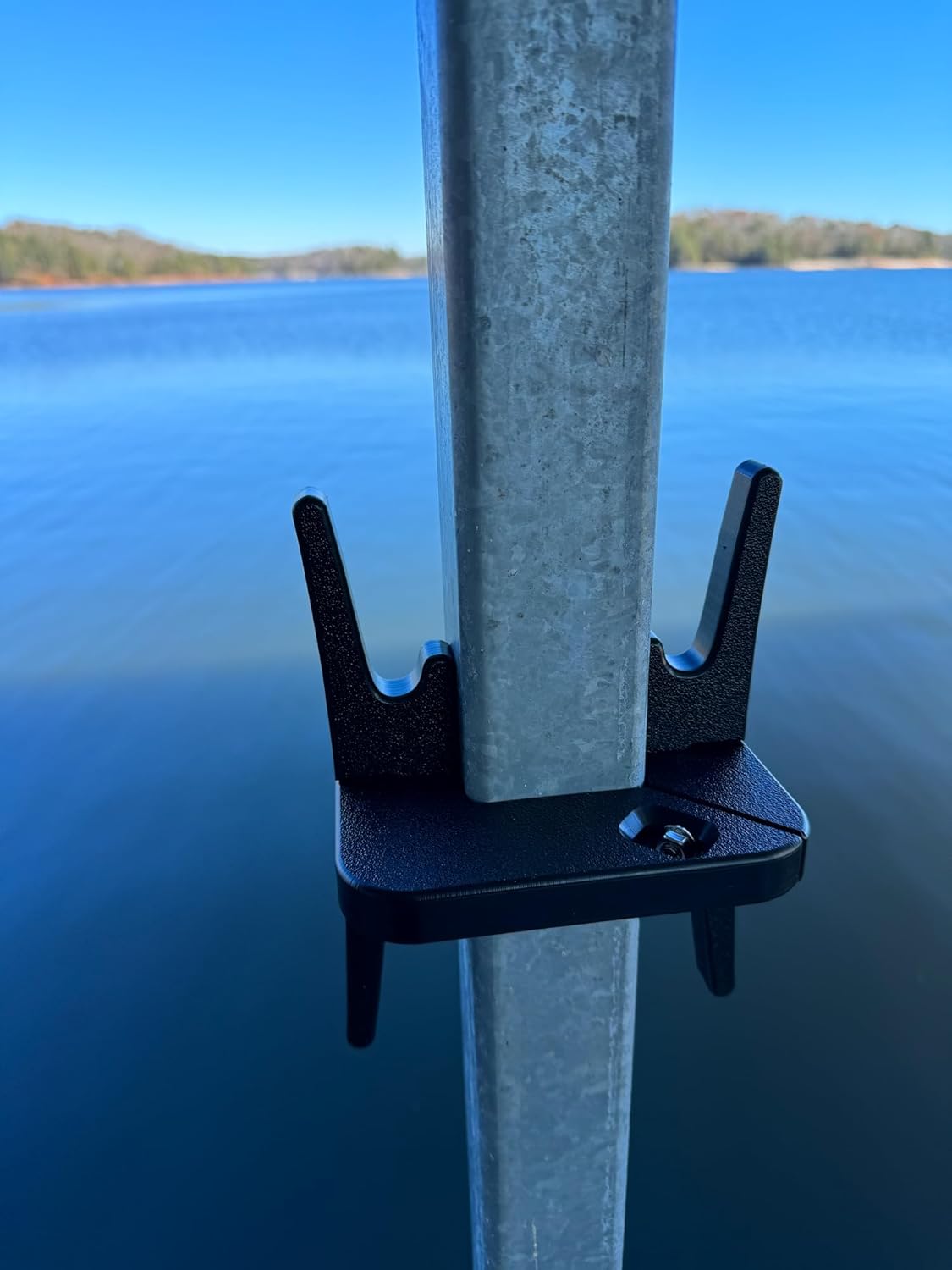 Dock Cleat – Made in USA, No Drilling Required – Marine-Grade UV-Resistant Cleat Mount for Boats, Jet Skis, Pontoons & Docks – Fits a 3" Square Post