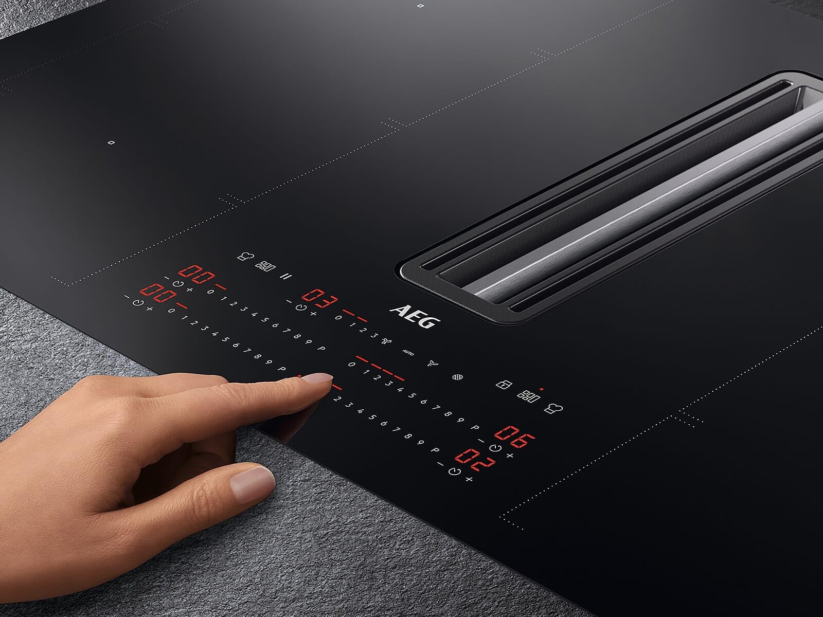 AEG CCE84779CB FlexiBridge® XT Kochfeldabzug Induktion