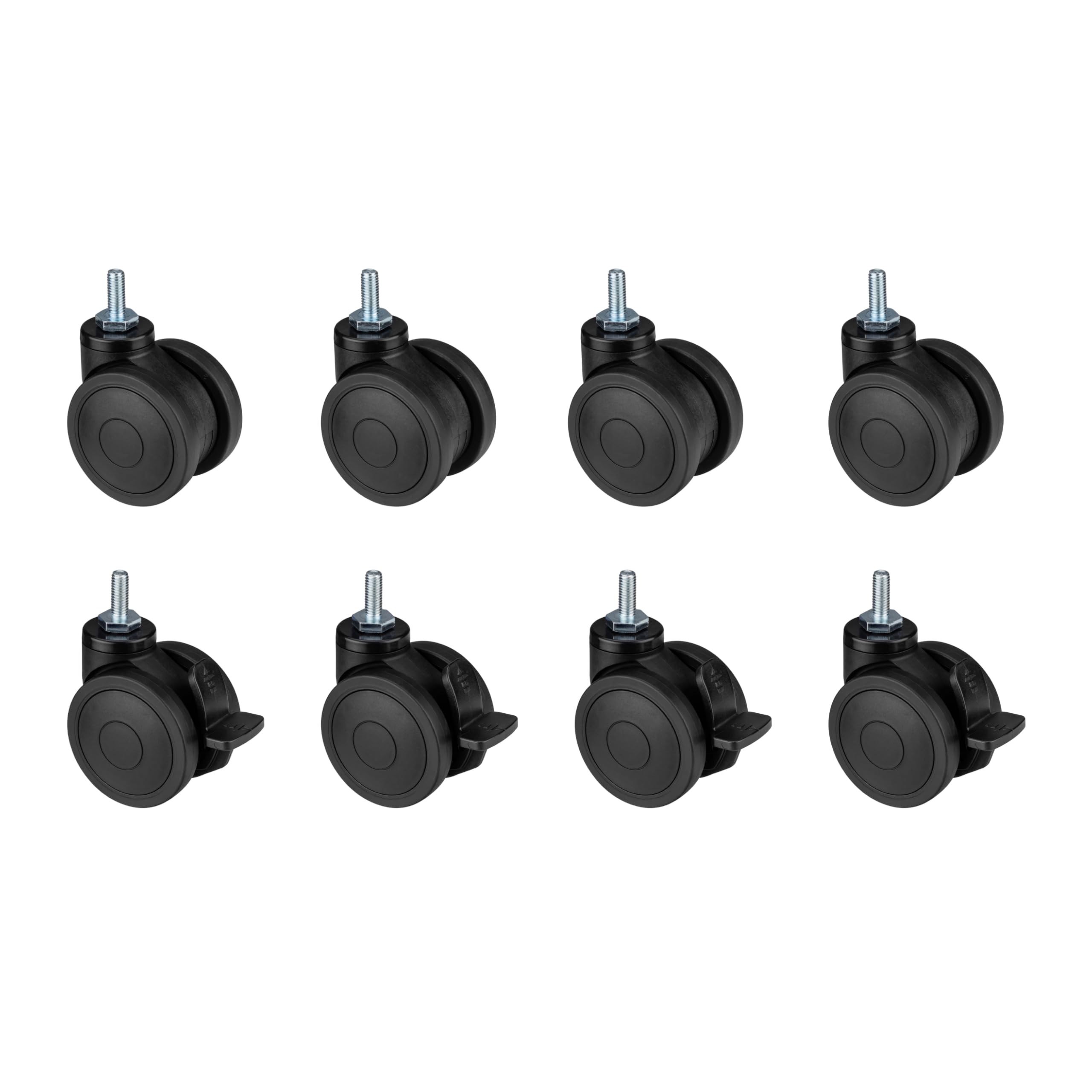 OPLITE Castor Wheel GTR S8 Set di 8 ruote per cabina di pilotaggio del simulatore di corse