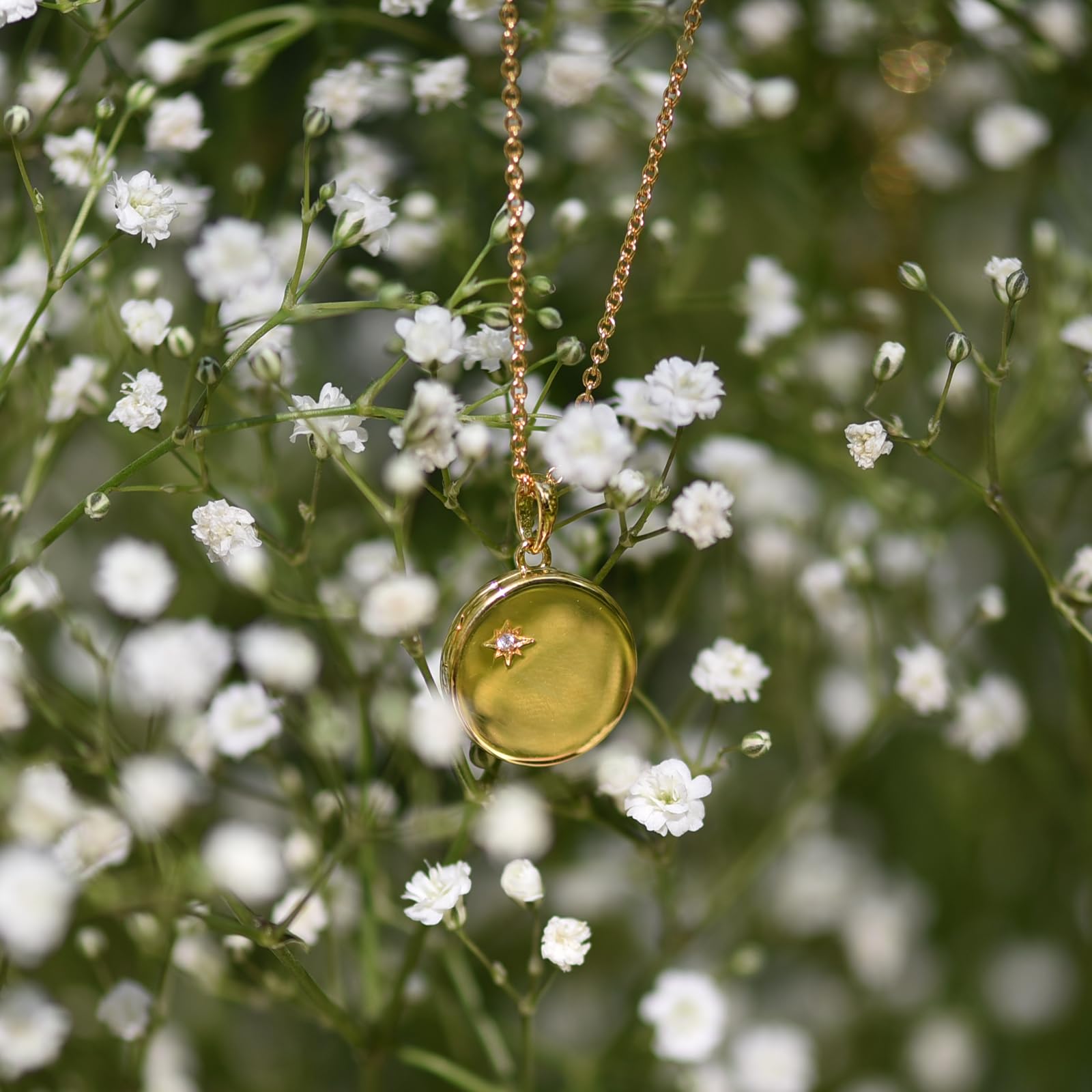 Medaillon Kette mit Geburtsstein Damen Mädchen Mutter Tochter Geschenk | Silber 925, Schmuck Muttertag Geburtstag Mama Kind personalisiert, Medaillon zum Öffnen für Bilder, Foto-Service & Gravur