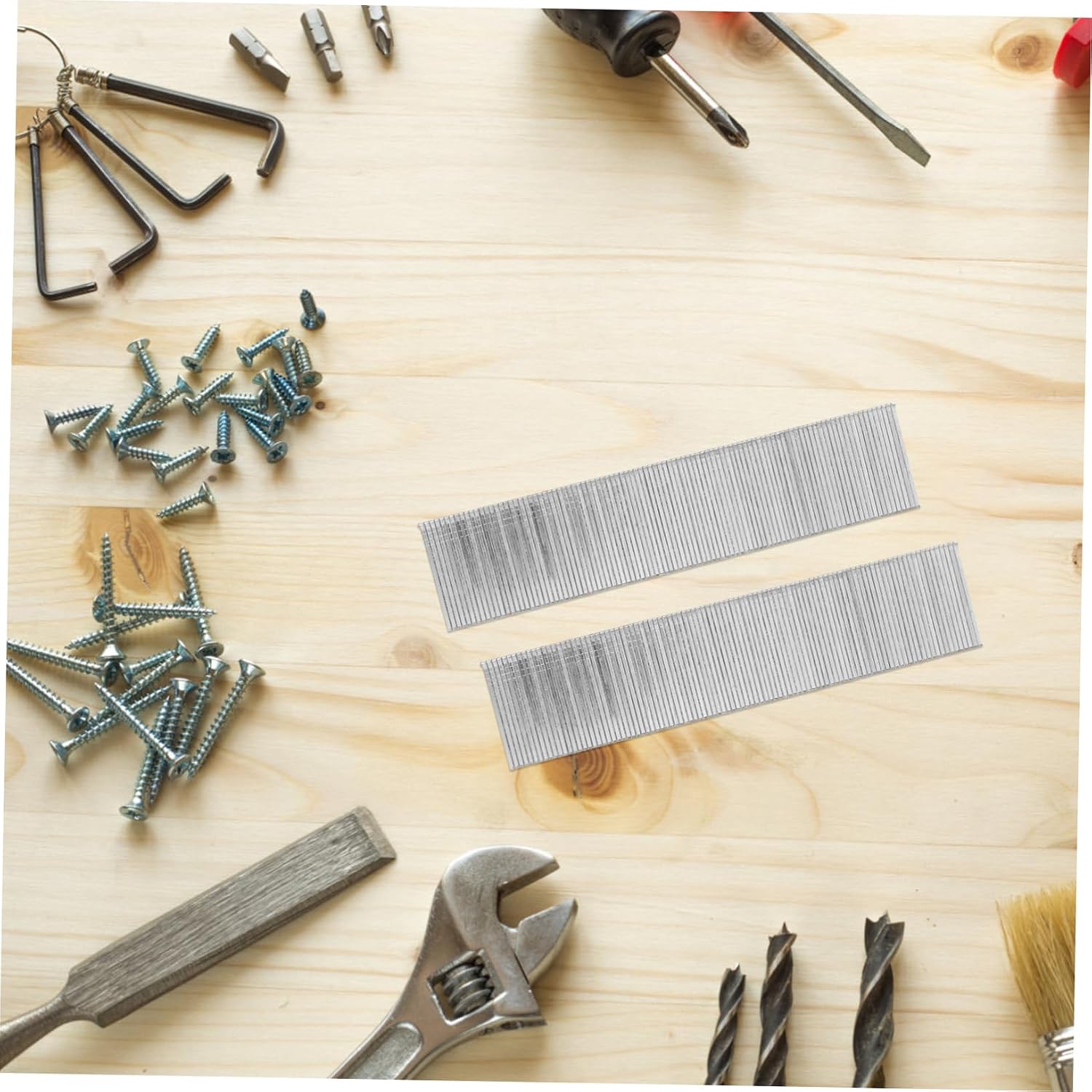 WOONEKY 5000pcs Straight Nail Construction for Woodworking and Furniture Crafting Convenient Box Packaging Accurate and Stable Fasteners