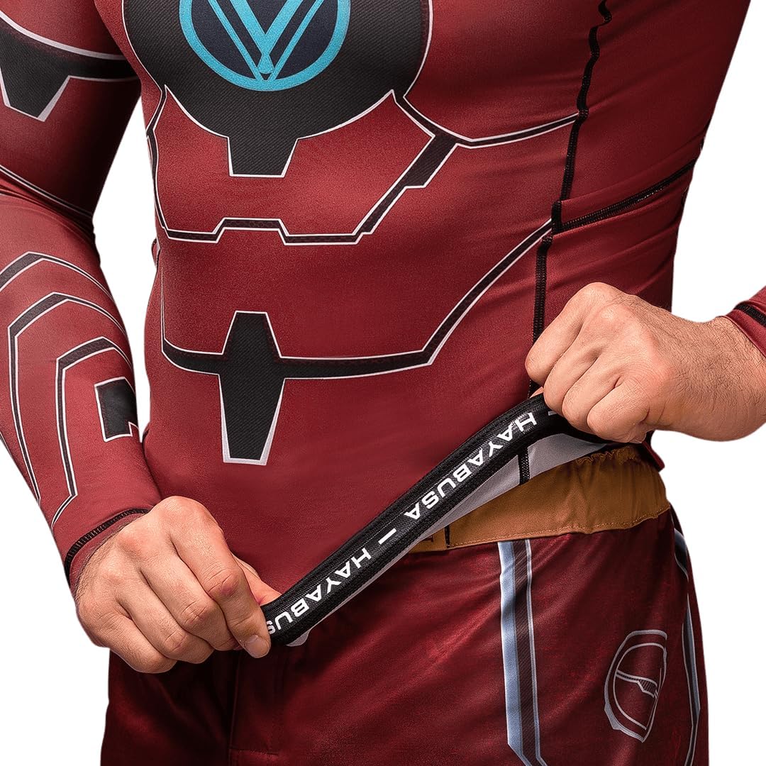 Hayabusa Men's Marvel Hero Elite Long Sleeve BJJ Rash Guard