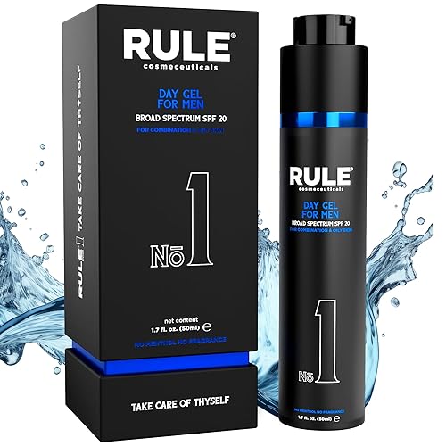 Miniatura 2 de No.1 Day Gel para hombres, hidratante facial antienvejecimiento 10 en 1 para reducir las arrugas, SPF 20, colágeno, vitaminas B, C y E, combinación