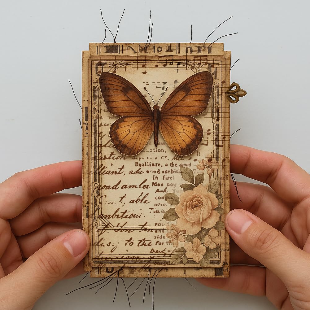 PH PandaHall Timbri Trasparenti con Nota Musicale Silicone per Scrapbooking Biglietti