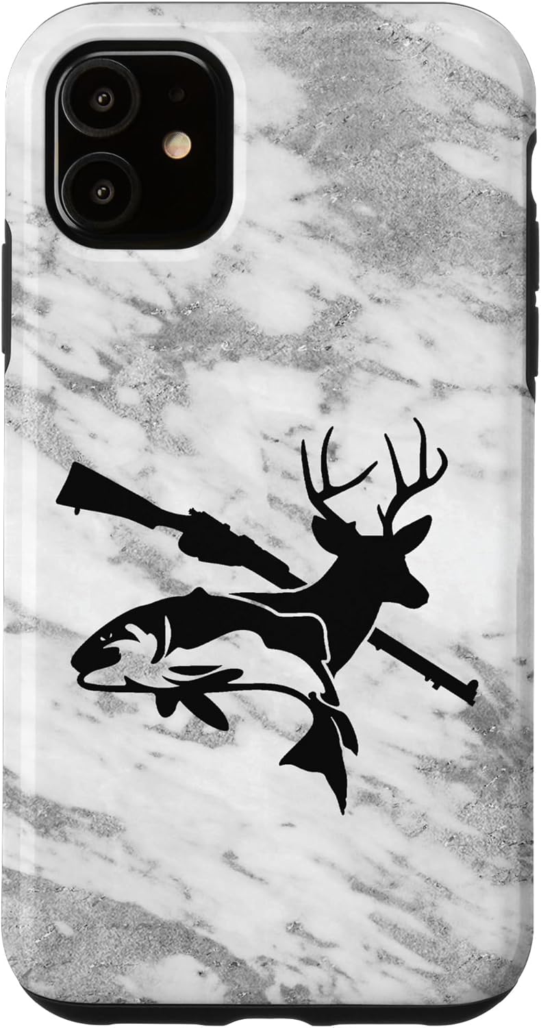 Rustic Buck and Deer Hunting Trip - Country Bass Fishing Dad Case for iPhone 12 mini