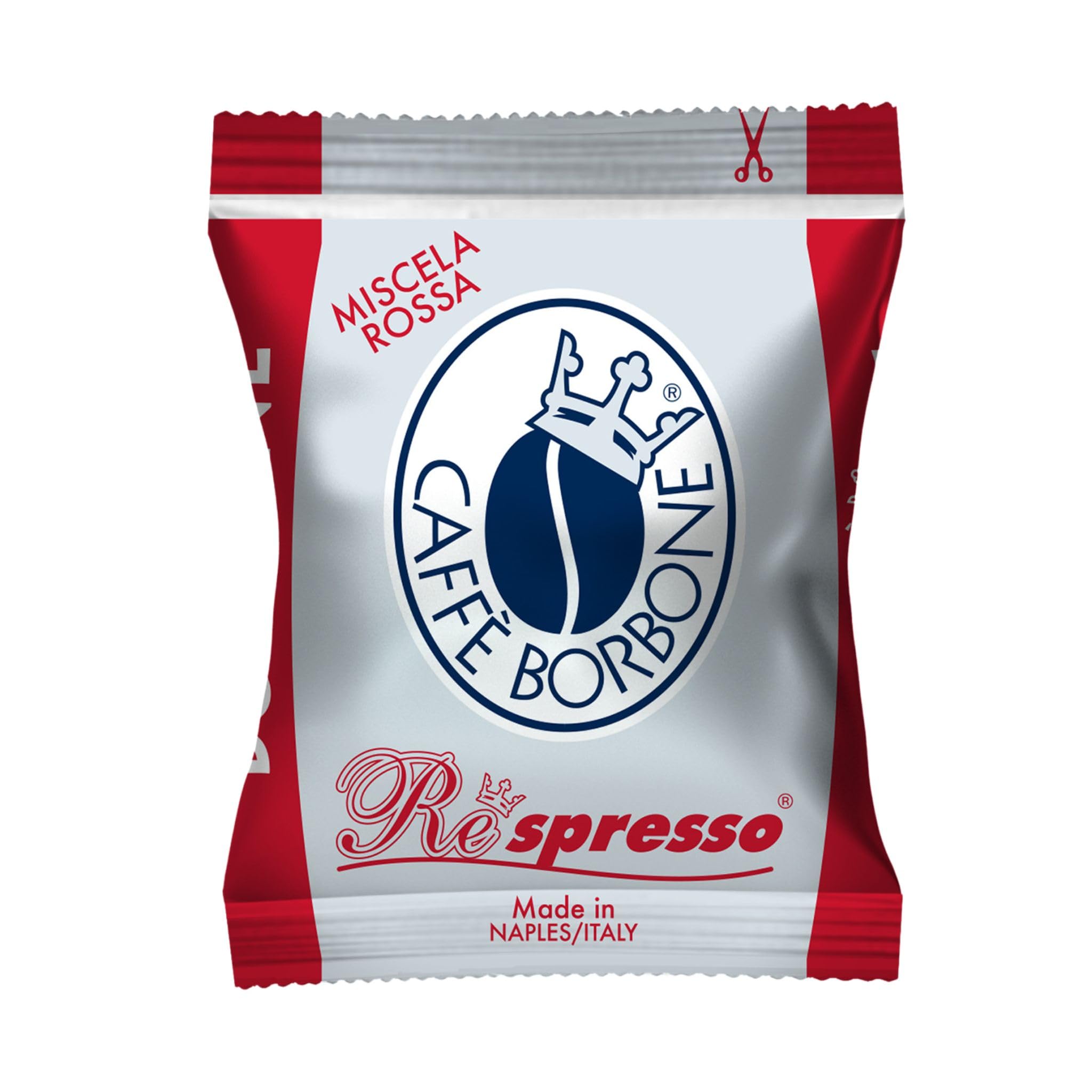 Caffè Borbone Respresso, Miscela Rossa - 500 Capsule - Compatibili con le Macchine ad uso domestico Nespresso®* (5 confezioni da 100)