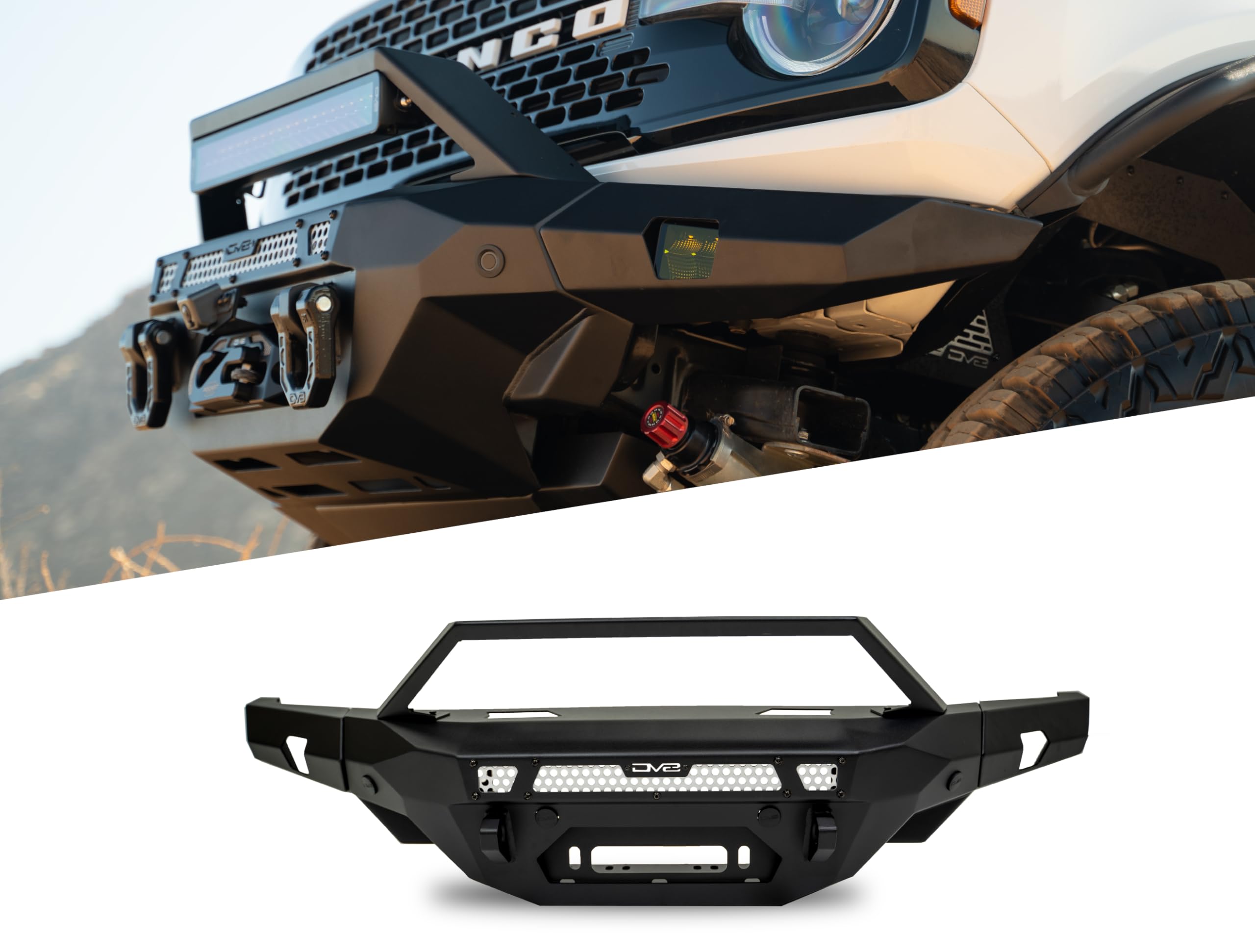 Amazon.com: DV8 MTO V2 Front Bumper for 2021-2026 Ford Bronco