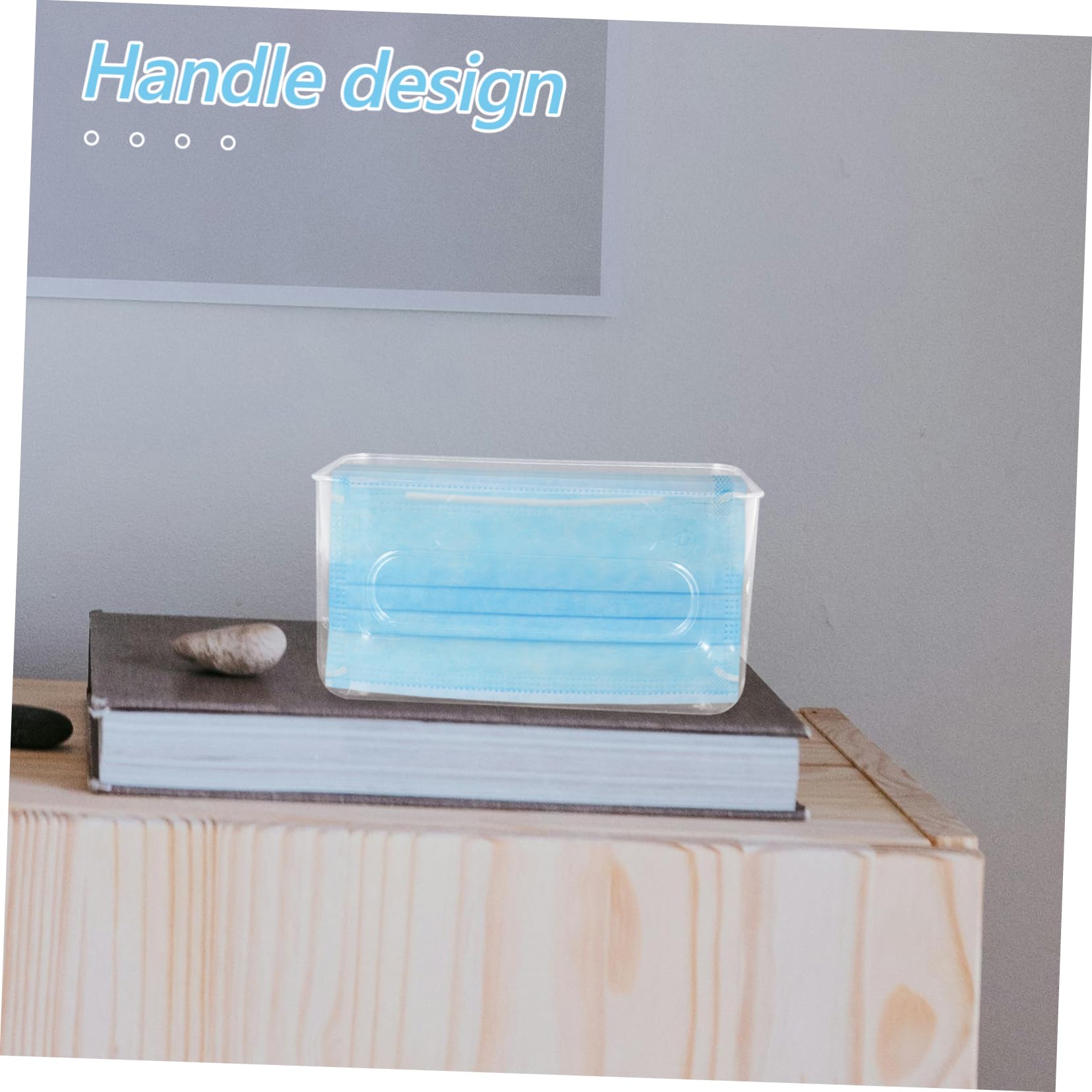 STOBAZA Wall Mount Mask Dispenser Box Glove Holder for Home Disposable Gloves Dispenser Mask Holder for Wall