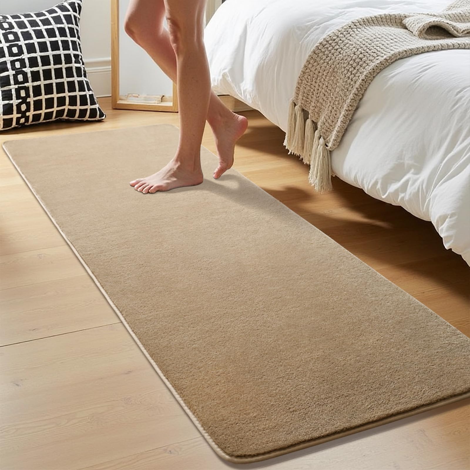 Tapis de couloir lavable antidérapant HOMORE en mousse pour salon