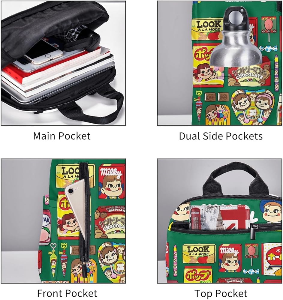 Amazon.co.jp: [RFSHOP] ペコちゃん リュック バックパック 鞄