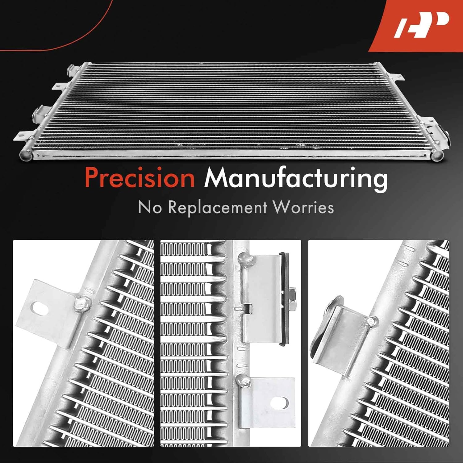 A-Premium Air Conditioning A/C Condenser Compatible with Dodge Stratus 2005-2006 & Chrysler Sebring 2005-2006, Replace# 7-4995, 5143537AA