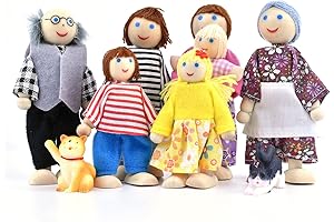 2-4 inches Dollhouse People: The Perfect Addition to Your Miniature World