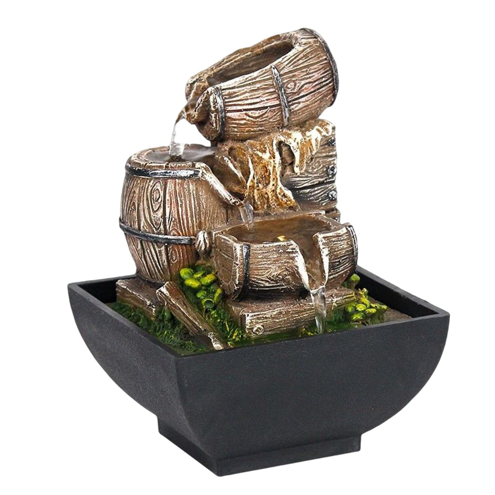 Tabletop Fountain with Pump Elegant Water Fountain for Restaurant-image-42