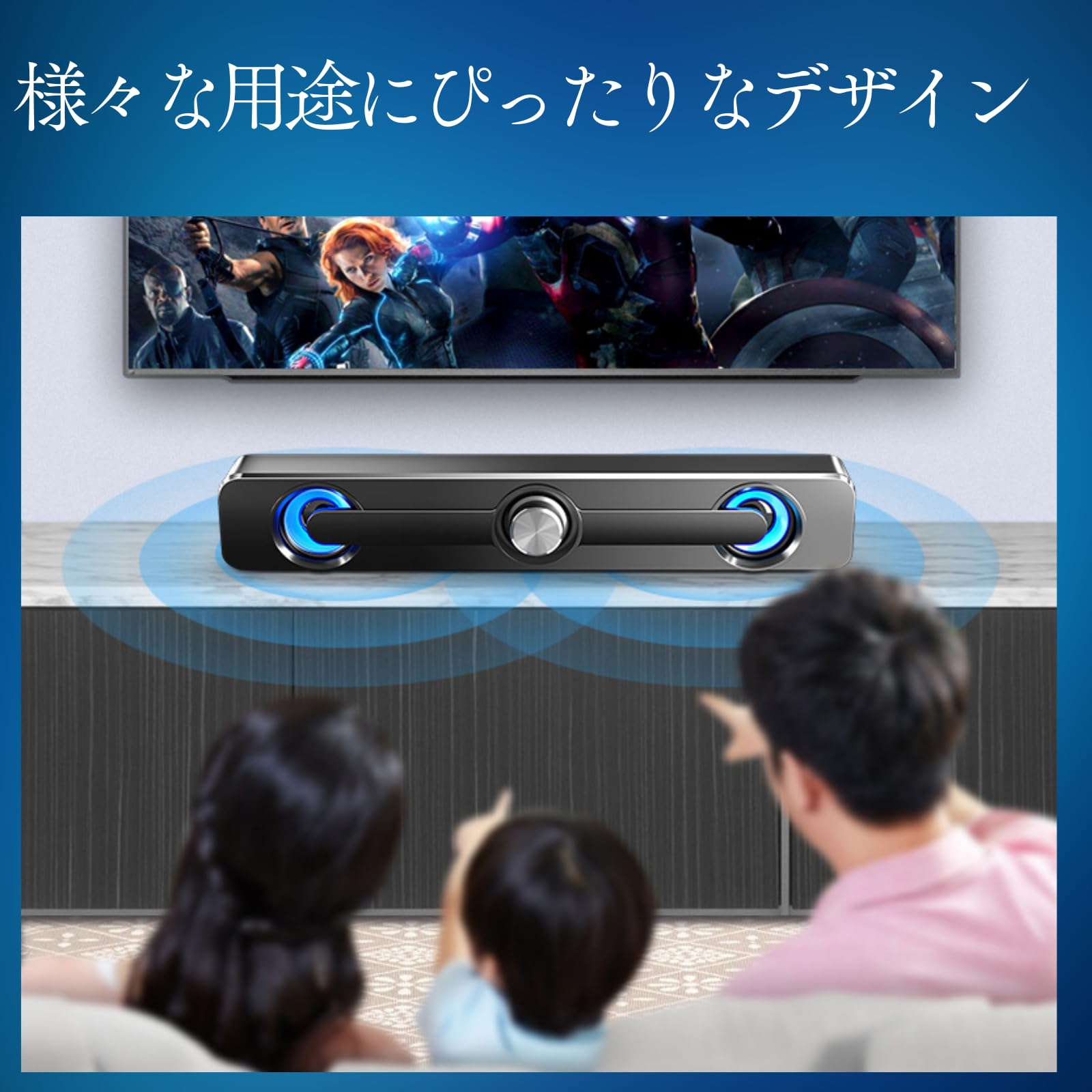 Amazon.co.jp: Garage Tst PCスピーカー ゲーミングスピーカー USB給電