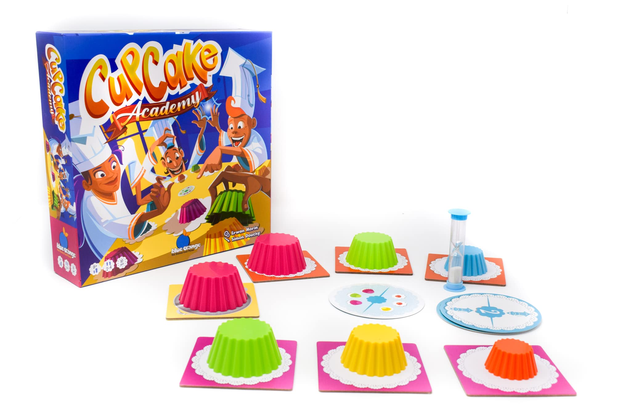 Asmodee , Cupcake Academy, Board Game, 2-4 Players, Ages 8+, 10 Minute Playing Time