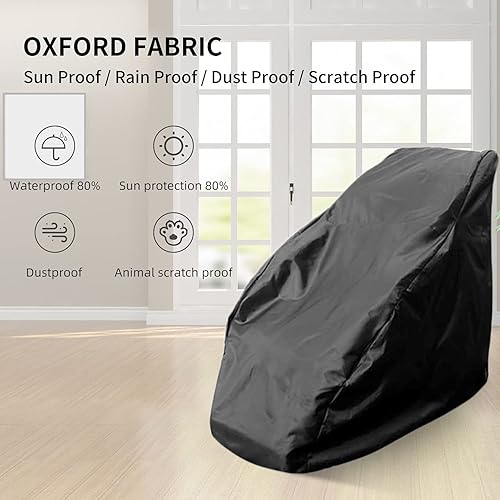 Miniatura 6 de Funda protectora para silla de masaje, fundas para sillas de gravedad cero, cubierta a prueba de polvo para silla reclinable Shiatsu, funda a prueba