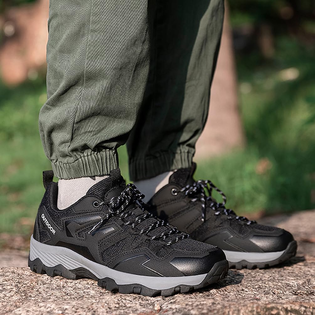 Zapatillas de Senderismo para Hombre Mujer Zapatillas de Trekking Trail Zapatos de Montaña Running Al Aire Libre Impermeable Antideslizantes Sneakers (Trek-30, 36EU)