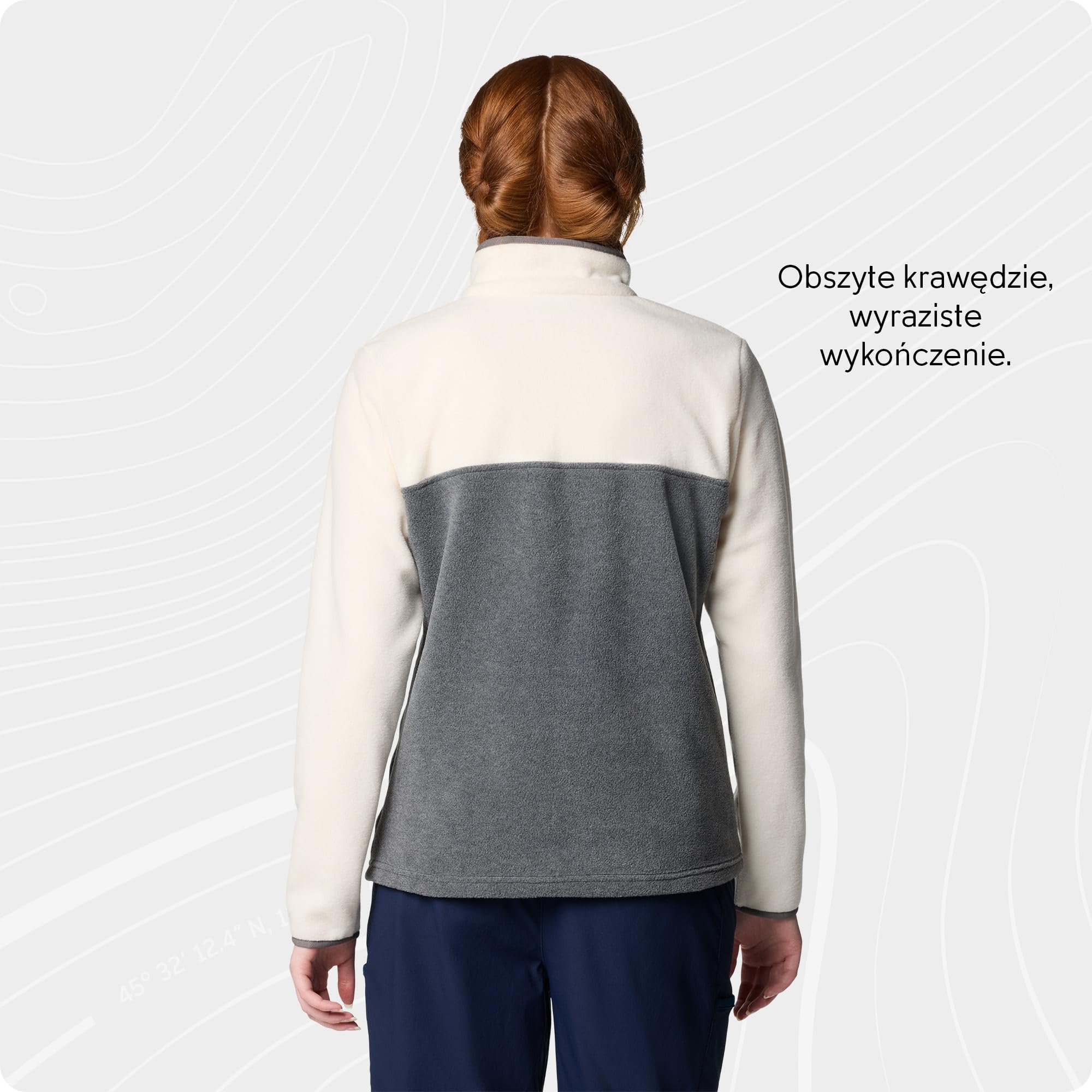 Columbia Damska bluza polarowa Benton Springs Pull Demi Bouton-Pression