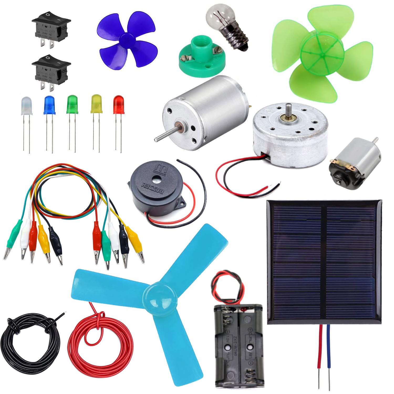 Buy Electronic Spices Solar Panel Windmill Science Experiment