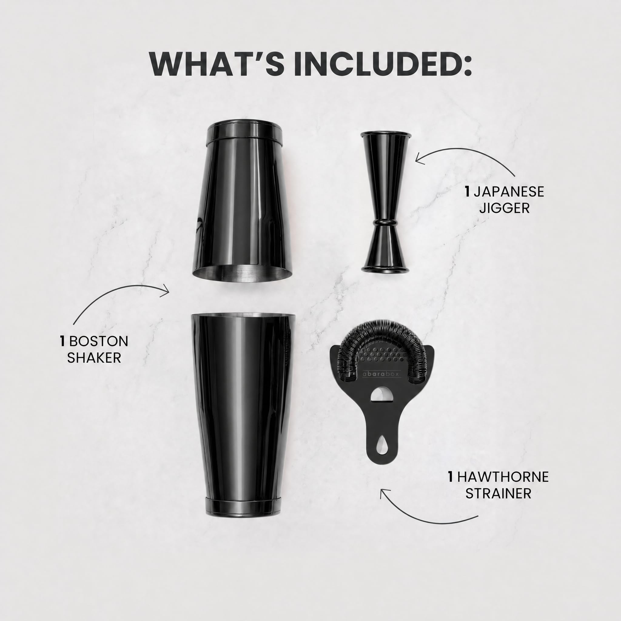 Craft Bar Set (4pz) - Nero