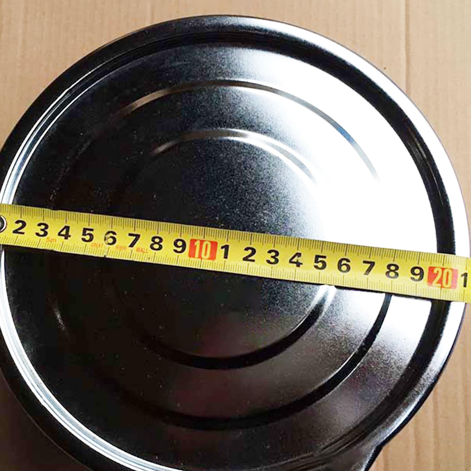 Setaccio per Terreno da Giardino, in Acciaio, Diametro 20 cm, per Uso Alimentare, 7,5 mm, Foro Rotondo, per Terreno, Farina, Farina, Cottura, Giardinaggio, Uso Domestico, affidabile Strumento da