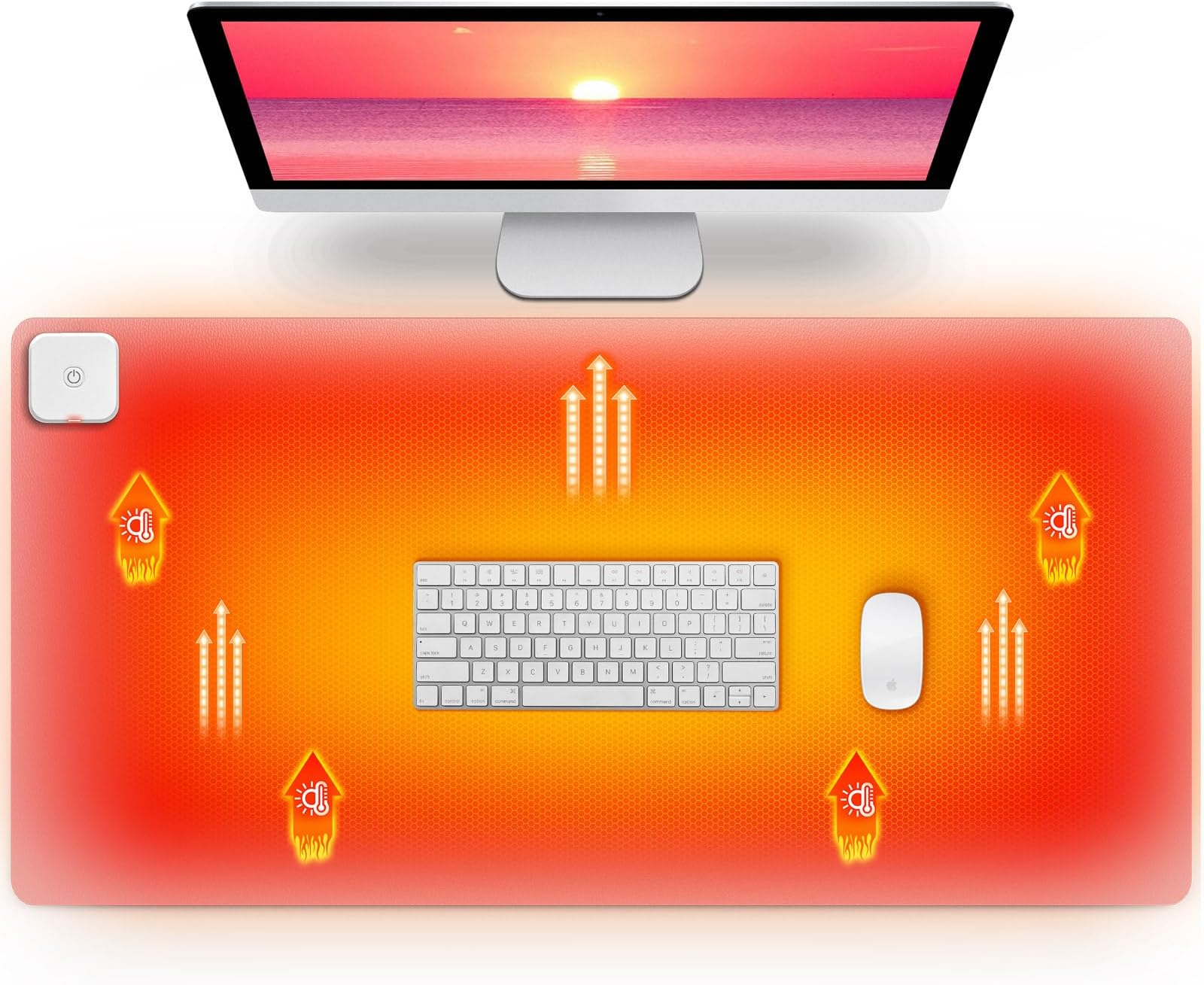 Gimars 3 Levels Heated & 4 Hours Auto ShutOff Mouse Pad