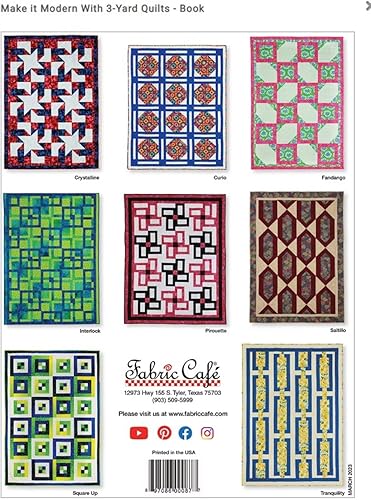 Miniatura 2 de Fabric Café Hazlo moderno con edredones de 3 yardas, color blanco