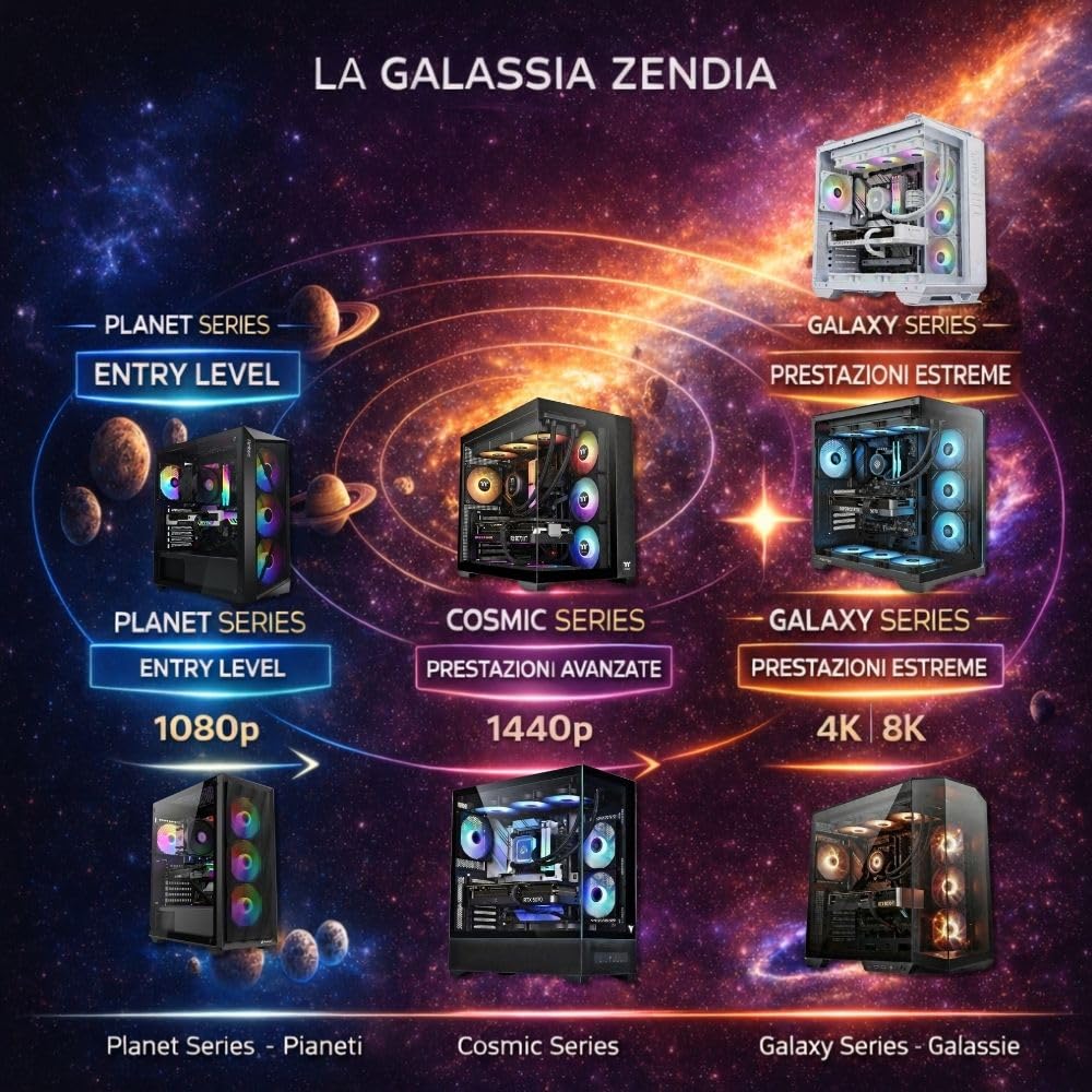 PC GAMING PROMETHEUS – Intel Core i7-14700K – Nvidia GeForce RTX 3060 12 GB – 32 GB DDR4 RAM – SSD NVMe 1 TB – Wi-Fi – Windows 11 Pro – Mid Tower