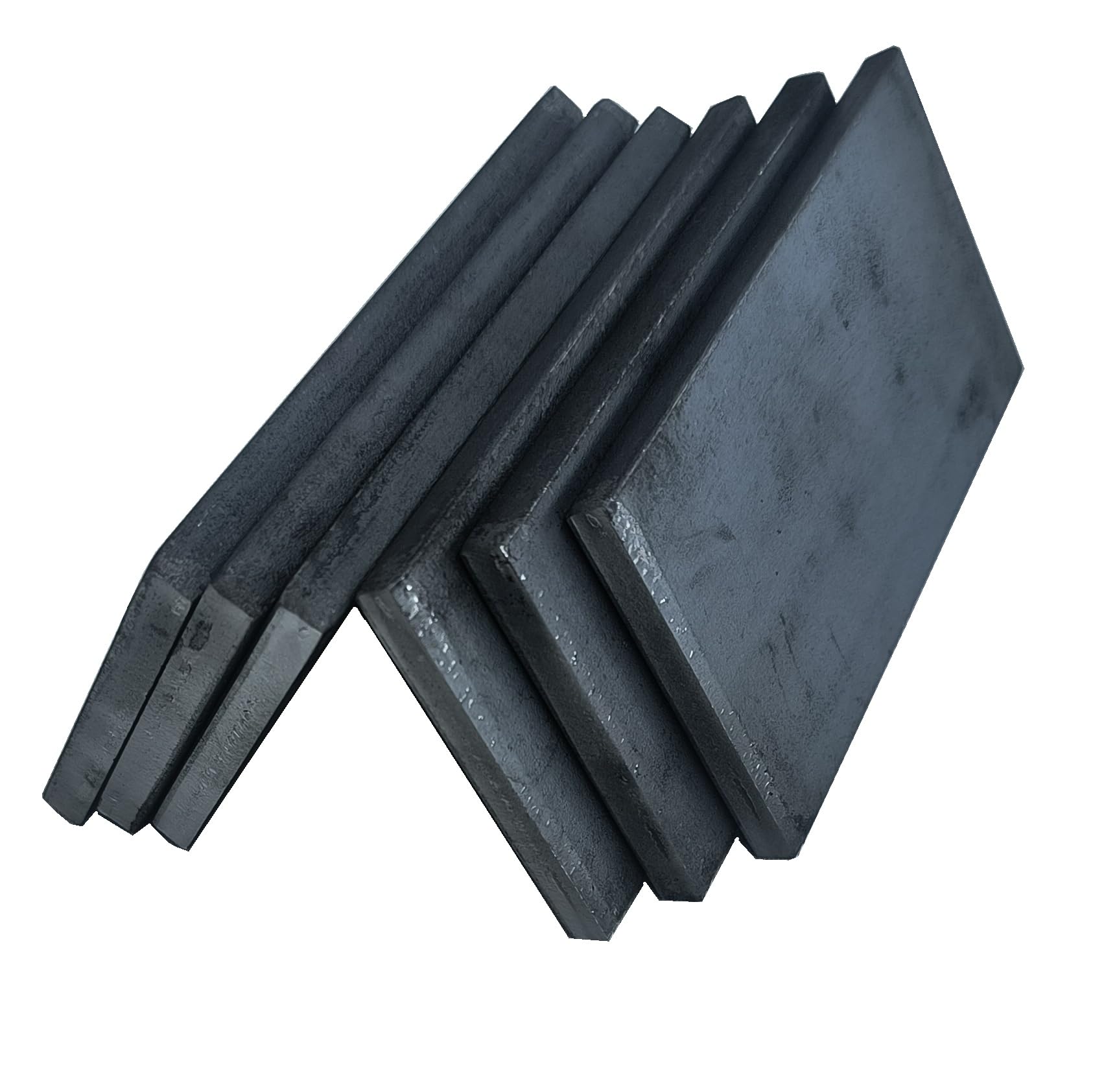 Cupones de soldadura para práctica de soldadura, 2 x 4 pulgadas (2 x 4 pulgadas), acero suave de 1/4 pulgadas, paquete de 6