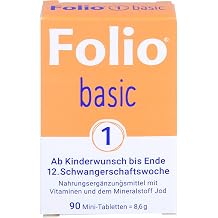 SteriPharm Pharmaceutical Products Folio 1 Forte Film-Coated Tablets Pack of 90