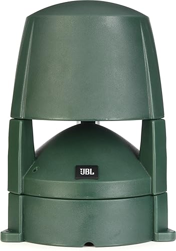 JBL Professional Control - Altavoz de paisaje coaxial bidireccional de hongos 85M, 5.25 pulgadas, color verde