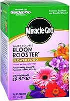 Miracle-Gro Water Soluble Bloom Booster Flower Food 1 lb - Huge Blooms, Big Plants, No-Burn Dual Feed Formula