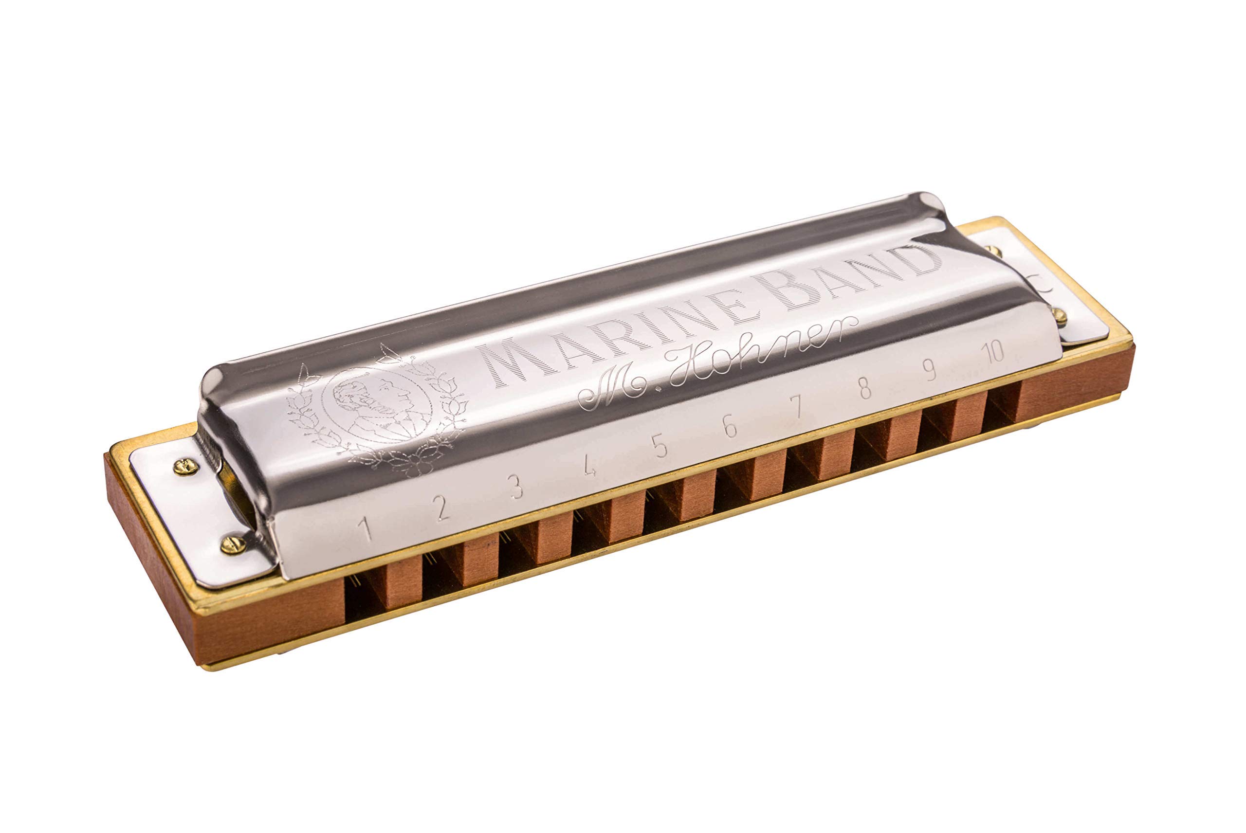 Amazon.com: Hohner Marine Band Harmonica Key of C with Hard Case