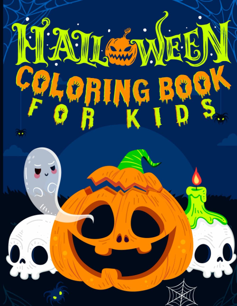Halloween colouring books for kids ages 4-8