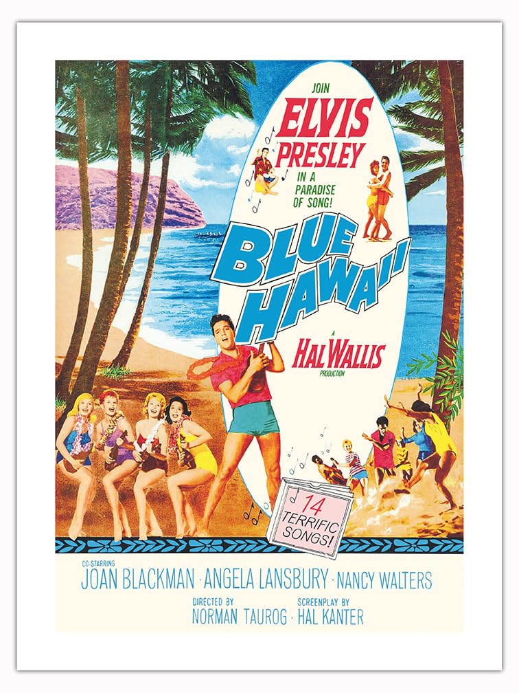 ELVIS エルヴィス プレスリー ブルー ハワイ ポスター Amazon.co.jp: ブルーハワイ - 歌の楽園でエルビス・プレスリー