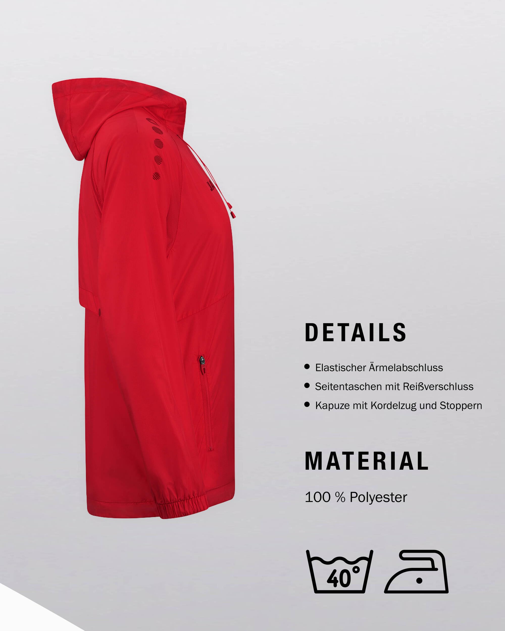 JAKO Flow Lightweight Jacke Herren