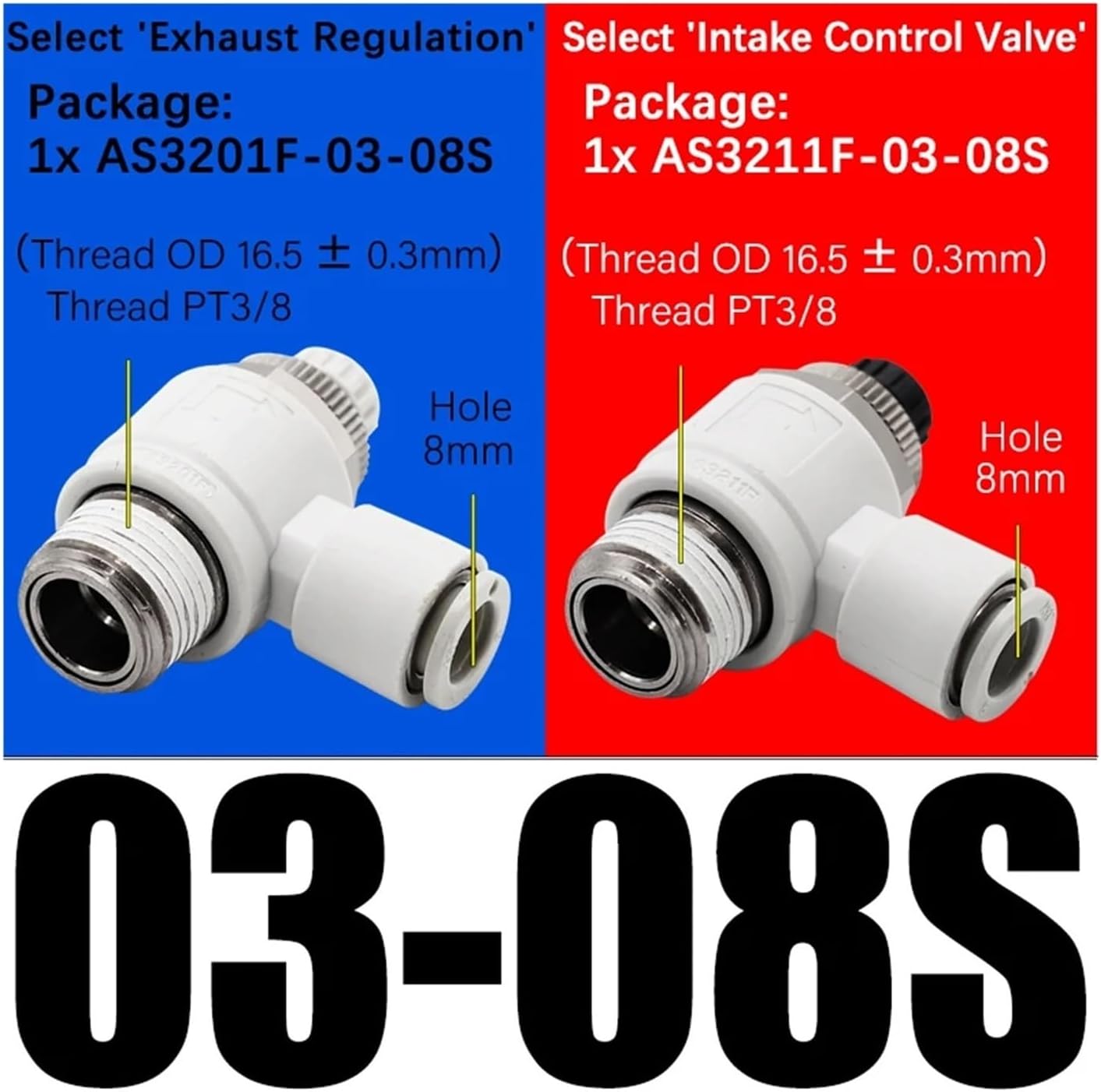 1PCS Cylinder Throttle Speed Control Valve Pneumatic Connector Exhaust/Intake Throttle Valve AS1201F/2201F/3201F-M5/01/02-04A/06A(03-06S)