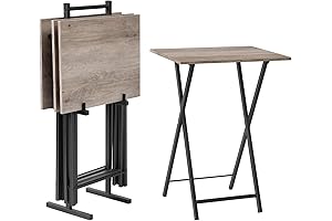 HOOBRO Foldable TV Tray Tables, Perfect for Living Room Convenience