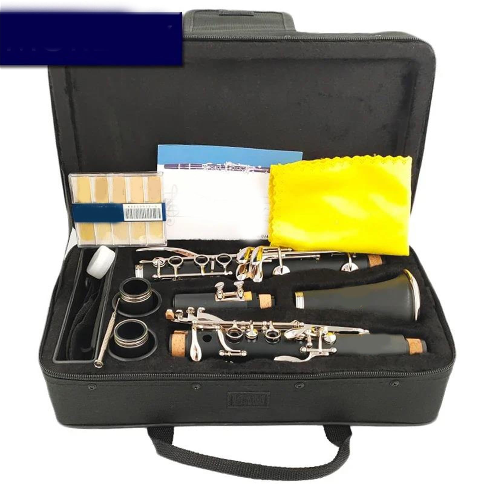 Clarinete Sib 17 teclas Cuerpo ABS Tocando Clarinete