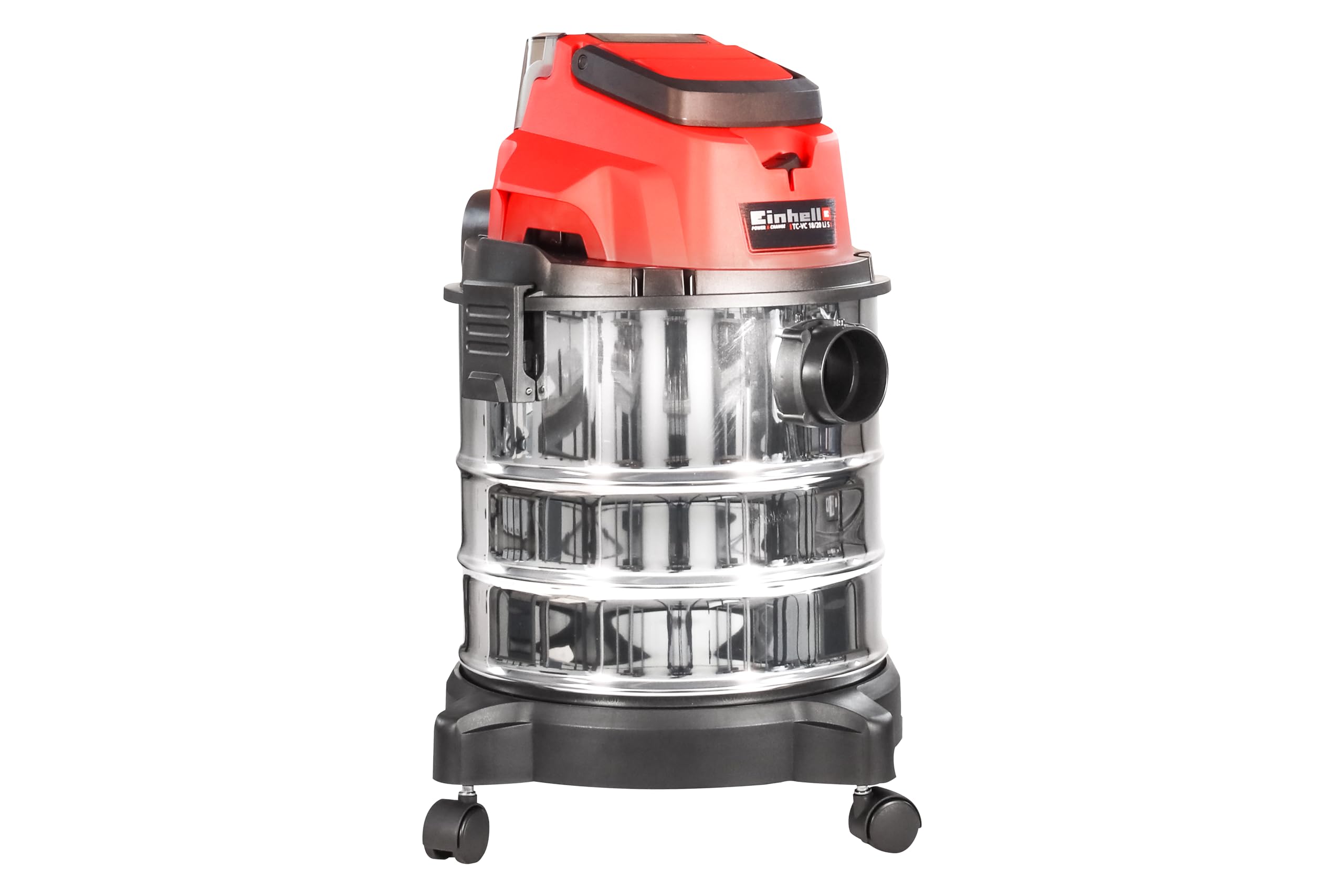 Einhell Akülü Islak/Kuru Süpürge TC-VC 18/20 Li S-Solo Power X-Change (18V, 20 L paslanmaz çelik hazne, üfleme bağlantısı, başlıklar + filtre dahil, akü dahil değildir) - 2347130