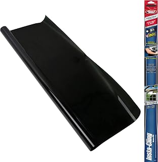 Black Magic® Insta-Cling® 20% VLT Tinted Window Film, Reusable Car Window Tint, Privacy Film, Stick-On Auto Tint Kit, 26 Inches x 78 Inches - 160684ADC