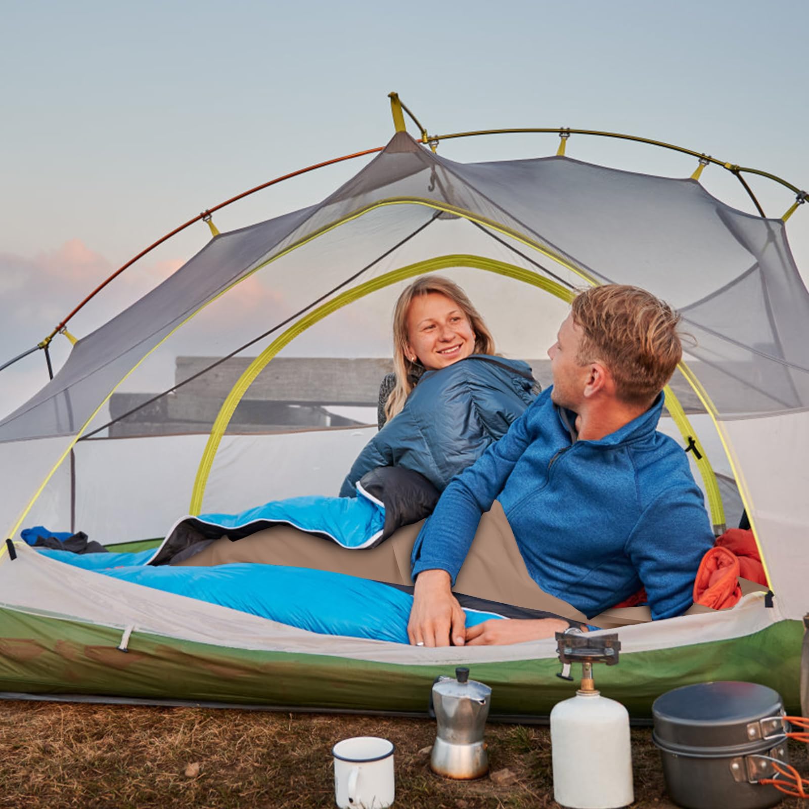 JAICOM Doublure de sac de couchage – Drap de voyage et sac de couchage pour adulte, drap de voyage léger pour camping, hôtel et auberge, extérieur